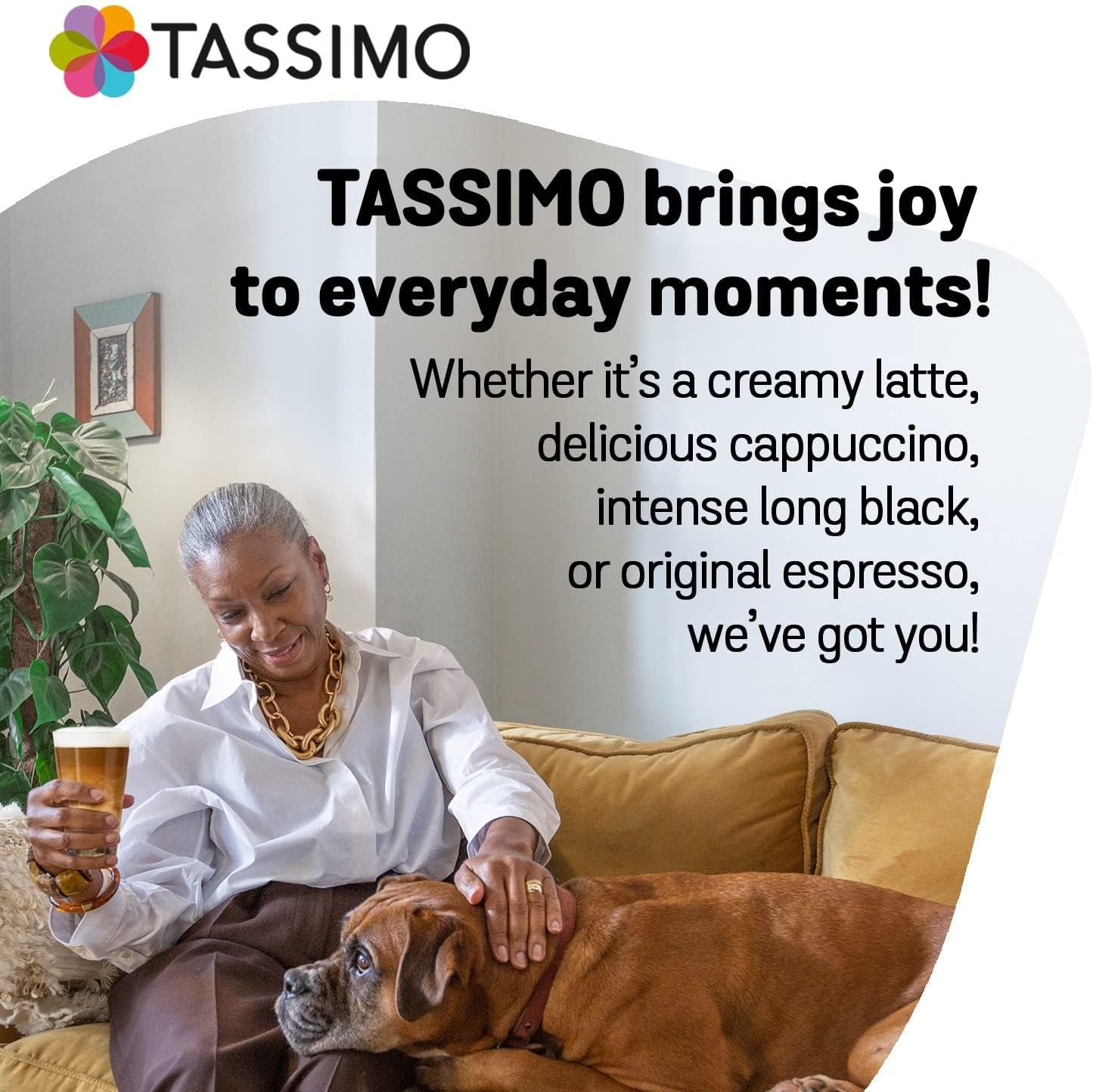 Tassimo Kenco Cappuccino Coffee Pods x8 (Pack of 5, Total 40 Drinks)-ExpressCo