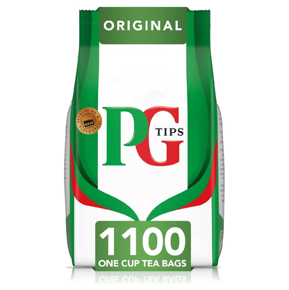 PG Tips Original Black Tea Bags 1100 - Bulk Catering Pack Biodegradable