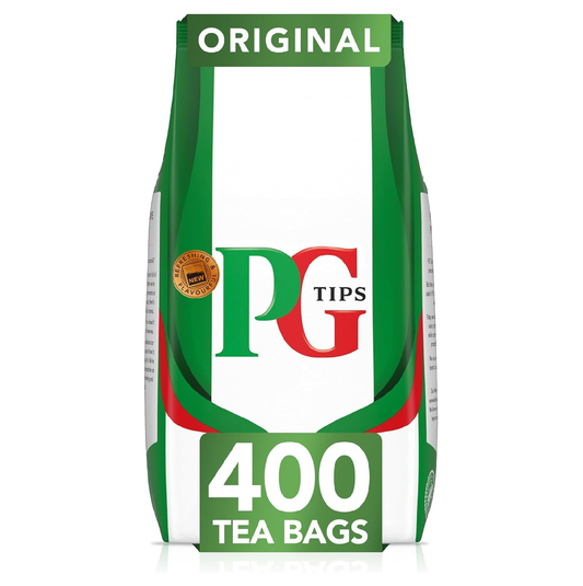 PG Tips Original Black Tea Bags 400 - Biodegradable Full-Bodied British Tea