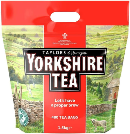 Yorkshire Tea 480 Tea Bags - 1.5kg Pack British Black Tea-ExpressCo