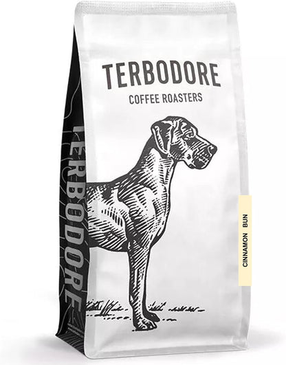 Terbodore Cinnamon Coffee Beans 1kg - Flavoured Whole Beans Medium Roast