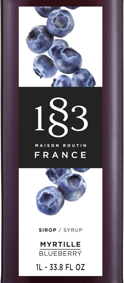 Premium Blueberry Syrup by 1883 Maison Routin - 1L
