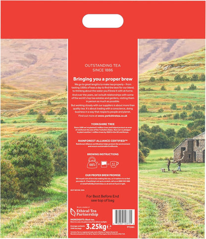 Yorkshire Tea 1040 Tea Bags - 3.25kg Pack British Black Tea-ExpressCo