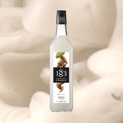 Premium Almond Syrup by 1883 Maison Routin - 1L Glass Bottle