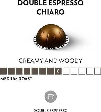 Nespresso Vertuo Coffee Pods 30 Espresso Mixed Pack - Bianco Doppio Scuro Chiaro