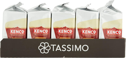 Tassimo Kenco Cappuccino Coffee Pods x8 (Pack of 5, Total 40 Drinks)-ExpressCo