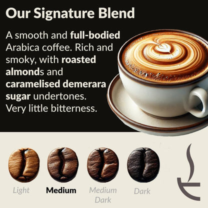 Premium Spiller & Tait Signature Blend Coffee Beans 1kg - Award Winning Espresso