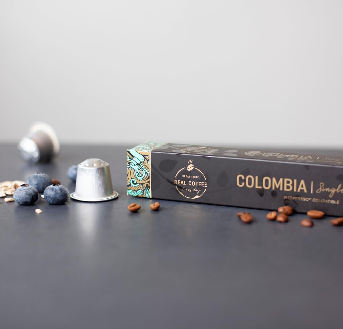 Lungo Colombia | Authentic Taste of the Steep Mountains | 100 Pods Compatible With Nespresso | Fair Trade Certified |-ExpressCo
