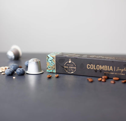 Lungo Colombia | Authentic Taste of the Steep Mountains | 100 Pods Compatible With Nespresso | Fair Trade Certified |-ExpressCo