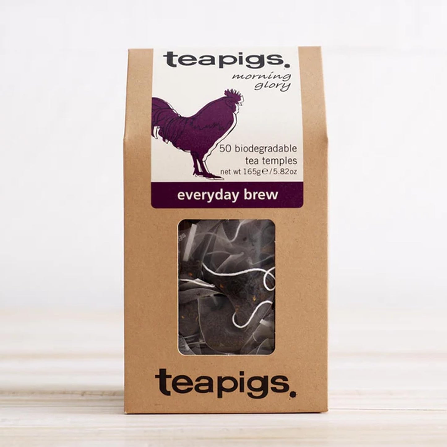 teapigs Everyday Brew Tea - Black Tea Bags Rich and Malty Blend 50 Temples