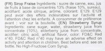 Premium Strawberry Syrup by 1883 Maison Routin - 1L