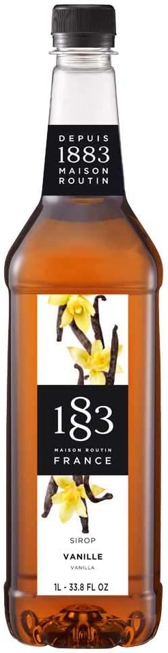 Premium Vanilla Syrup by 1883 Maison Routin - 1L