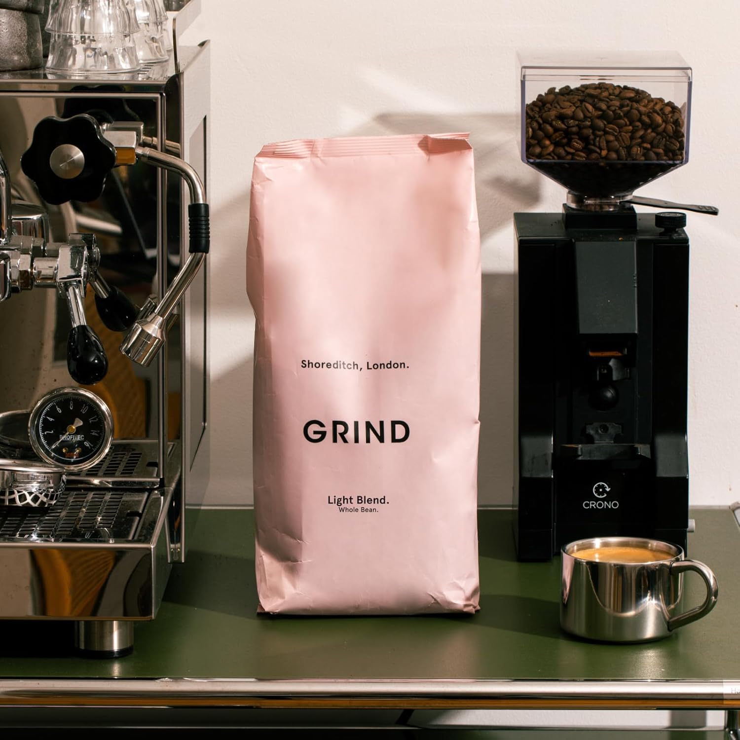 Grind Light Blend Specialty Coffee Beans 1kg - Light Roast 100% Arabica UK-ExpressCo