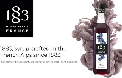 Premium Blueberry Syrup by 1883 Maison Routin - 1L
