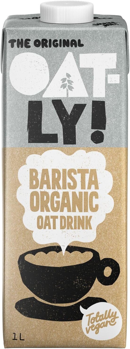 OATLY Organic Barista Oat Drink Long Life 6x1L - Premium Plant-Based Milk Alternative