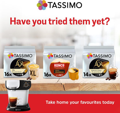 Tassimo Kenco Americano Smooth Coffee Pods - 80 Drinks (5 Packs of 16)-ExpressCo