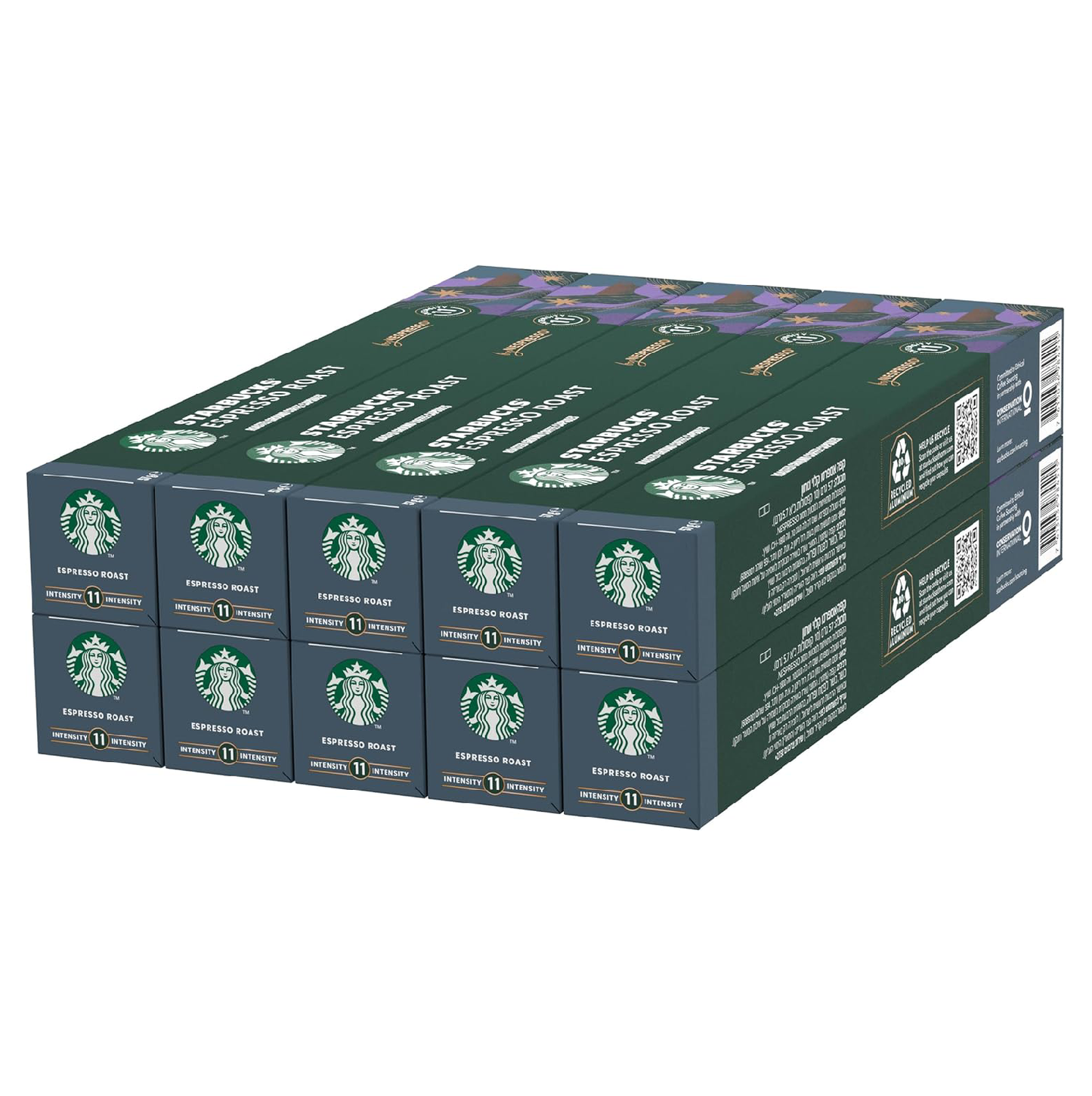 STARBUCKS Espresso Roast Nespresso Capsules 100 - Dark Roast Pods