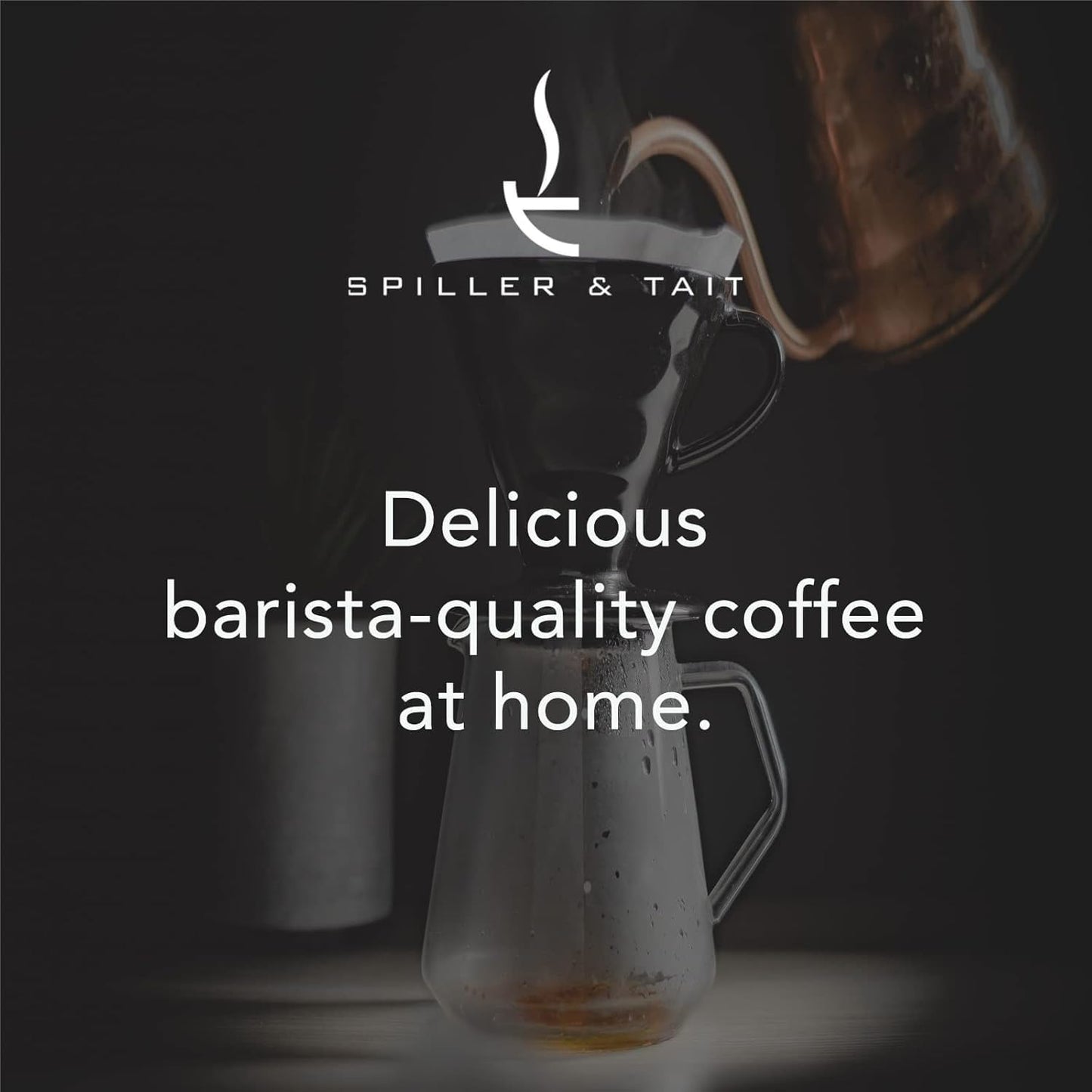 Premium Spiller & Tait Signature Blend Coffee Beans 1kg - Award Winning Espresso