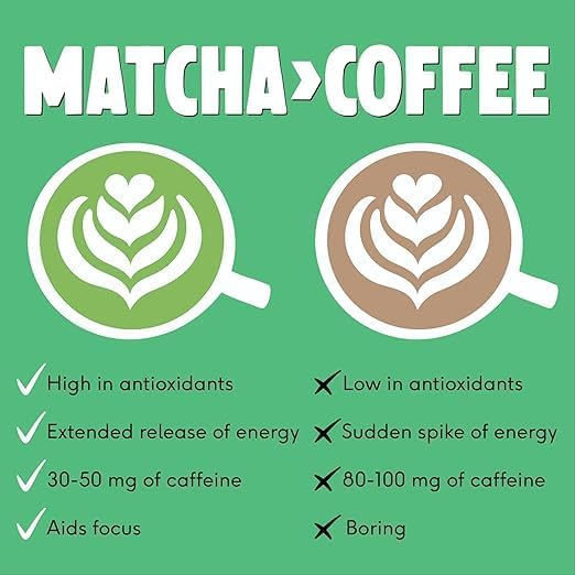 Ceremonial Grade Matcha Powder 100g | Perfect Ted Japanese Green Tea with L-Theanine