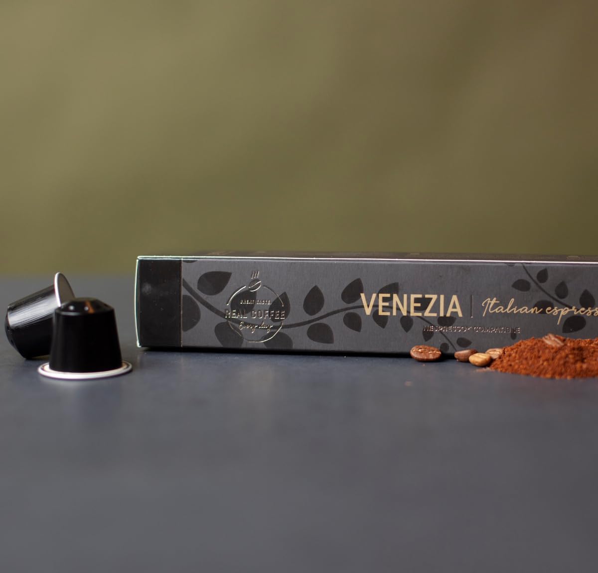 Venezia – 100 Coffee Pods | Strong Fair Trade Coffee Blend (70% Arabica, 30% Robusta)-ExpressCo