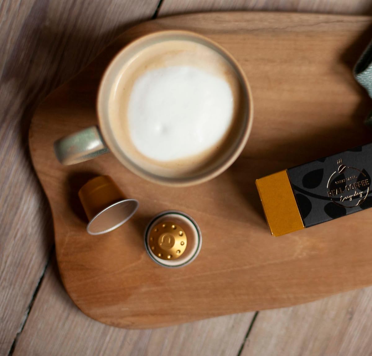 Blonde Roast Coffee Pods | 100 Nespresso Compatible Capsules | Fair Trade Napoli Espresso