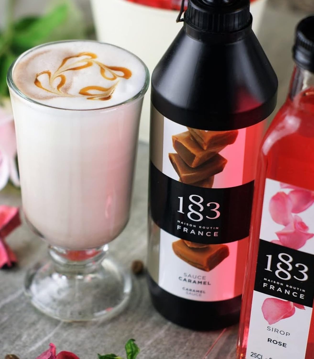 Premium White Chocolate Syrup by 1883 Maison Routin - 1L