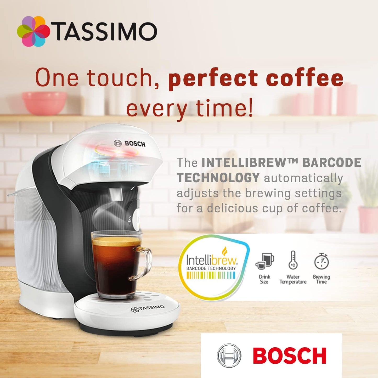Tassimo Kenco Americano Smooth Coffee Pods - 80 Drinks (5 Packs of 16)-ExpressCo