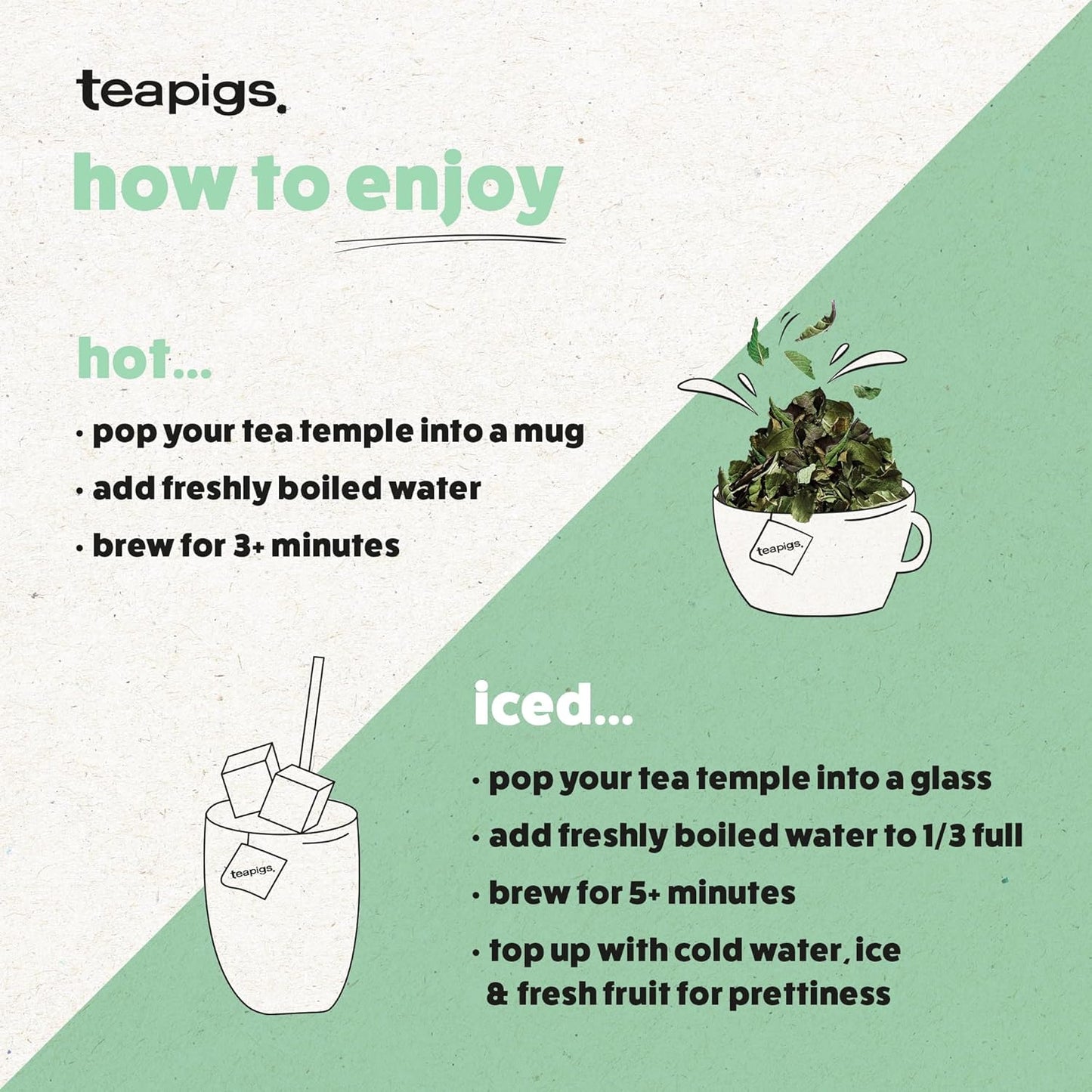 teapigs Pumpkin Spice Chai Tea - Caffeine-Free Chai 15 Temples Cinnamon Cardamom