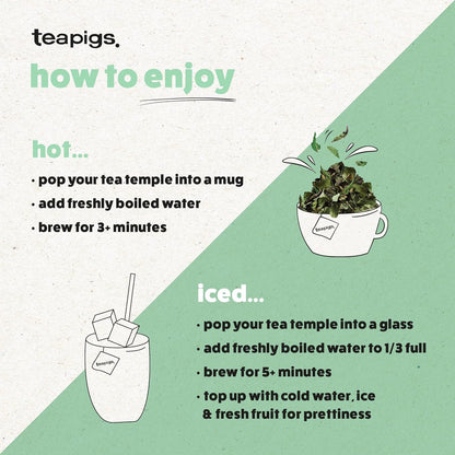 teapigs Pumpkin Spice Chai Tea - Caffeine-Free Chai 15 Temples Cinnamon Cardamom