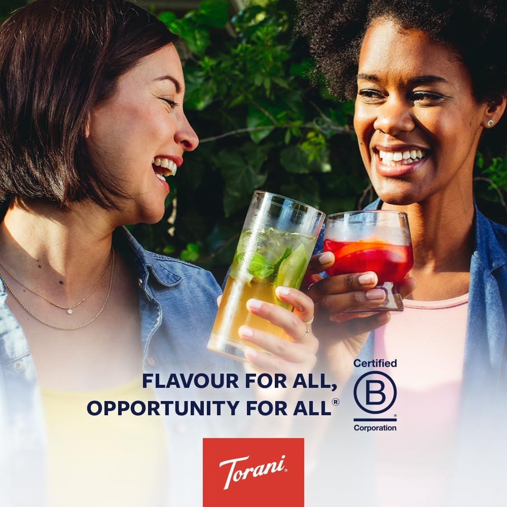 Torani Hazelnut Syrup 750ml - Premium Cane Sugar Coffee Syrup Vegetarian