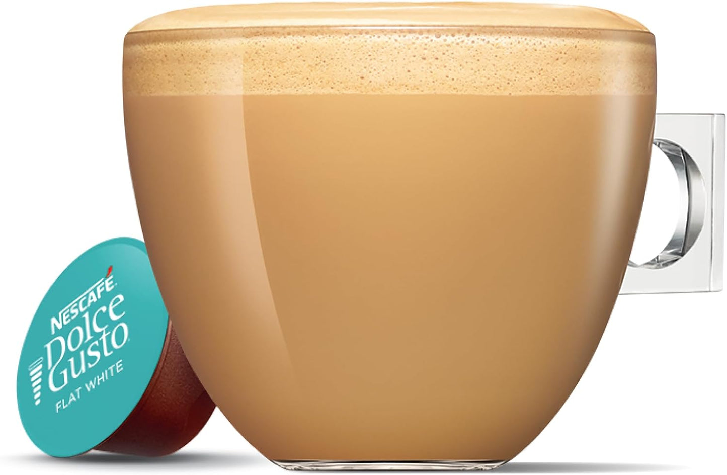 NESCAFÉ DOLCE GUSTO Flat White Coffee Pods 48 - Creamy Milk Coffee Capsules