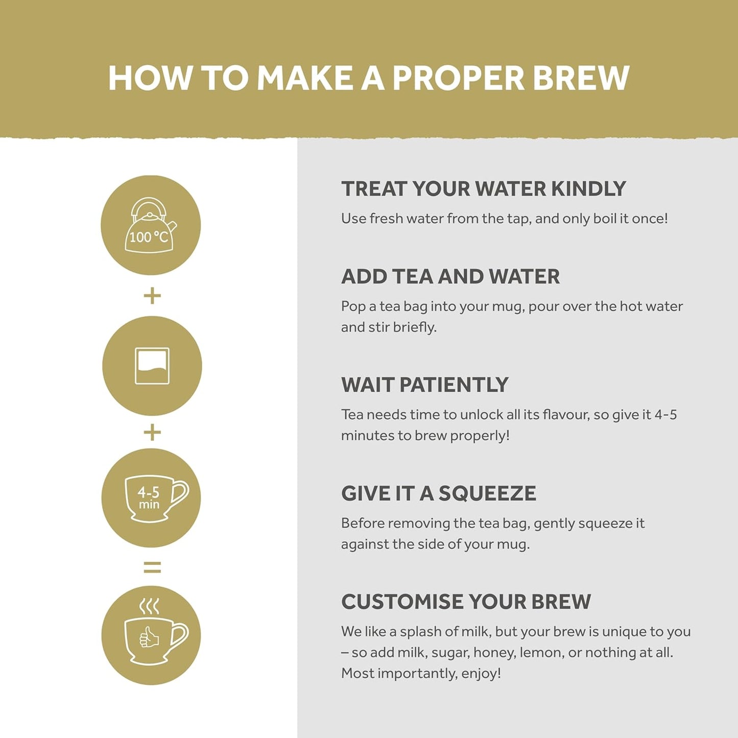 Yorkshire Tea Gold 80 Tea Bags - Pack of 5 (400 Tea Bags Total)