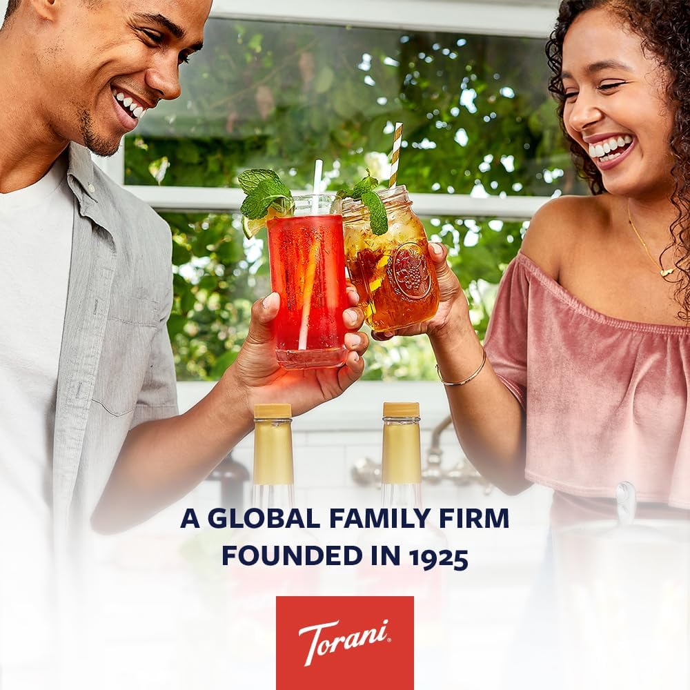 Torani Hazelnut Syrup 750ml - Premium Cane Sugar Coffee Syrup Vegetarian