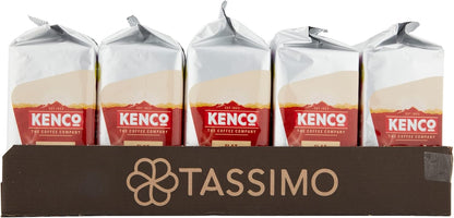 Tassimo Kenco Flat White Coffee Pods x8 (Pack of 5, Total 40 Drinks)