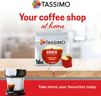 Tassimo Kenco Americano Smooth Coffee Pods - 80 Drinks (5 Packs of 16)-ExpressCo