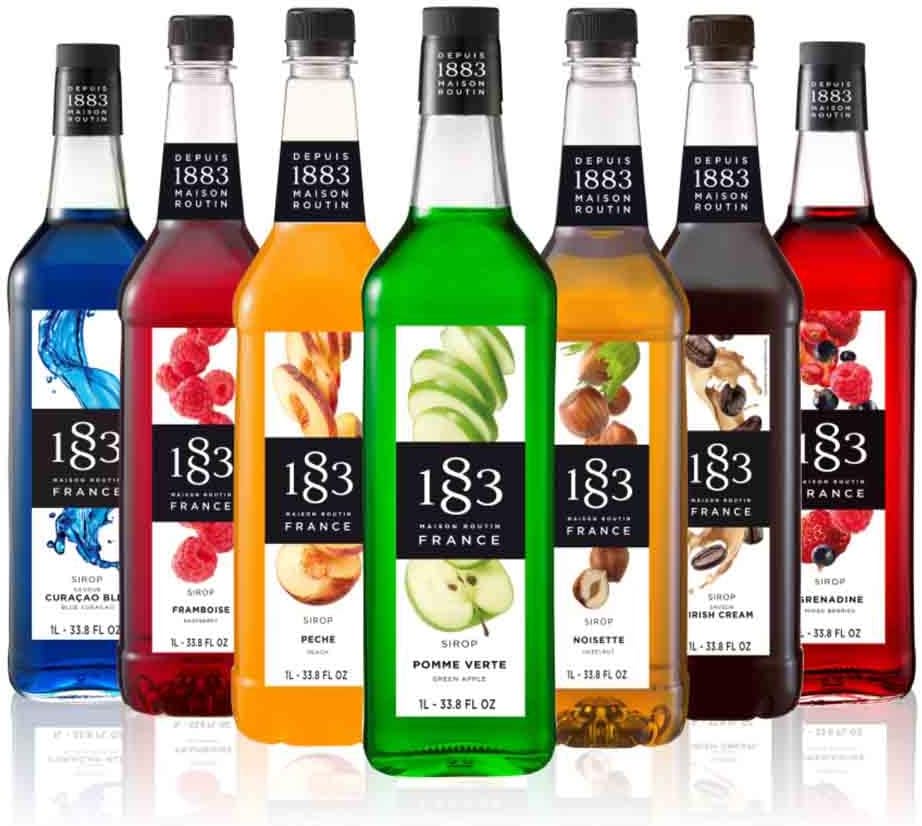 Premium Strawberry Syrup by 1883 Maison Routin - 1L