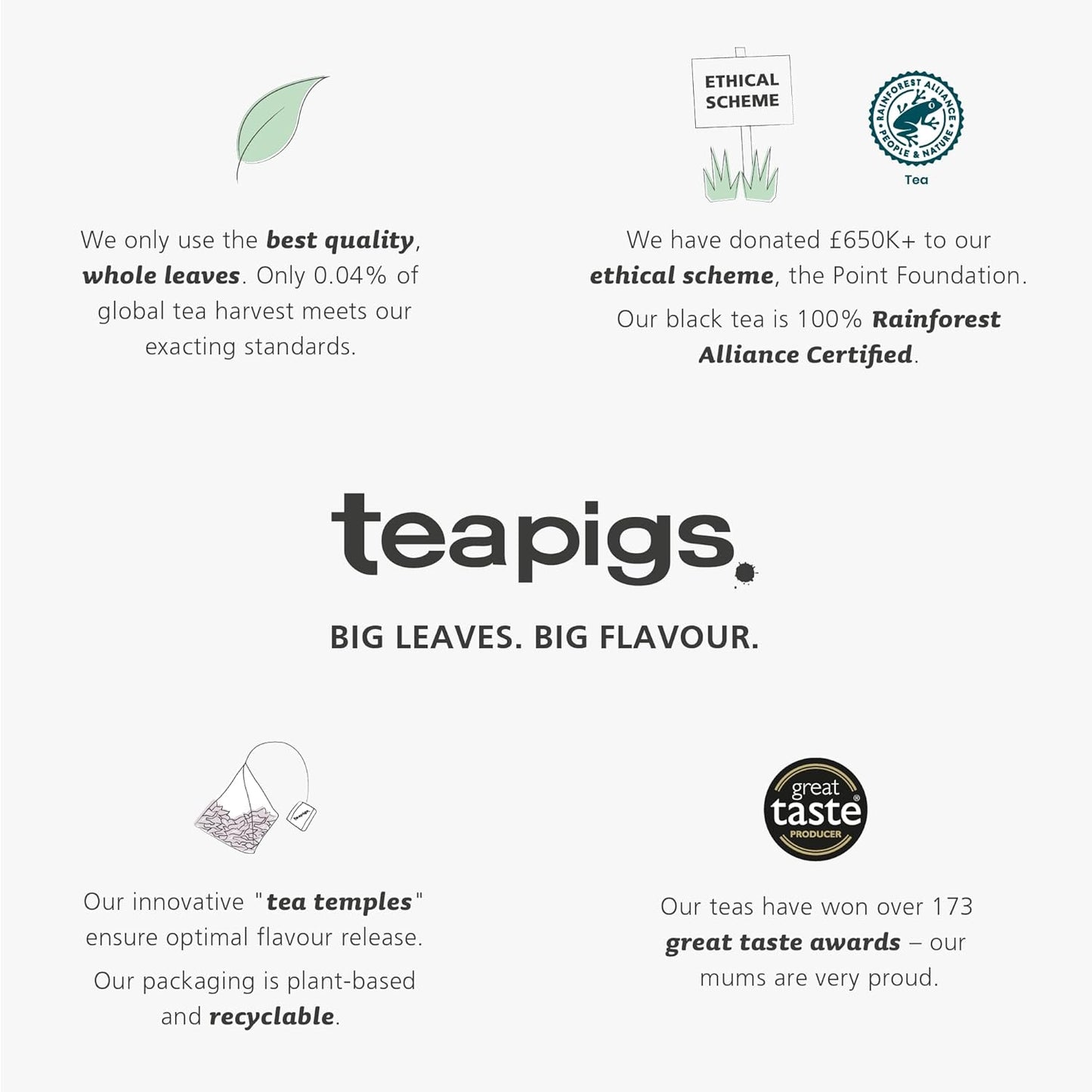 teapigs Pumpkin Spice Chai Tea - Caffeine-Free Chai 15 Temples Cinnamon Cardamom