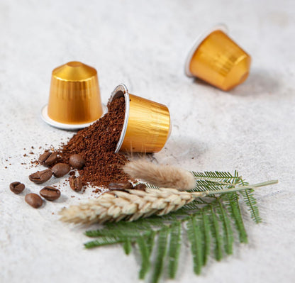 Blonde Roast Coffee Pods | 100 Nespresso Compatible Capsules | Fair Trade Napoli Espresso