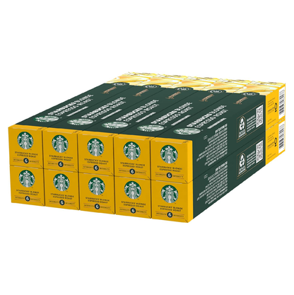 STARBUCKS Blonde Espresso Roast Nespresso Capsules 100 - Light Roast Pods