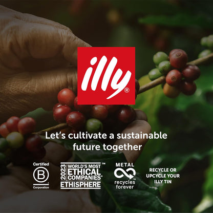 illy Classico Coffee Beans Medium Roast 250g Tin - 100% Arabica Whole Beans-ExpressCo