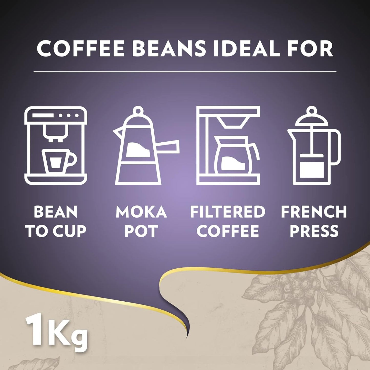 Lavazza Espresso Barista Intenso Coffee Beans 1kg - Arabica Robusta Intensity 9/10