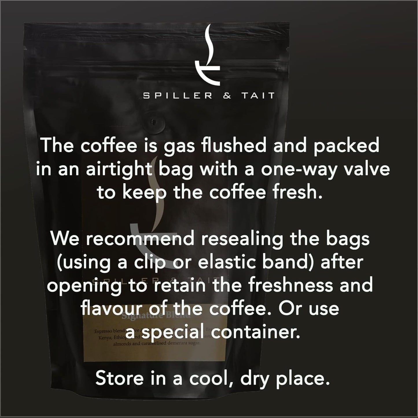 Spiller & Tait Pure Colombian Huila – Coffee Beans 1kg Bag – Top Speciality Columbian Coffee Beans Roasted in the UK – Gourmet Blend for Great Tasting Brew at Home-ExpressCo