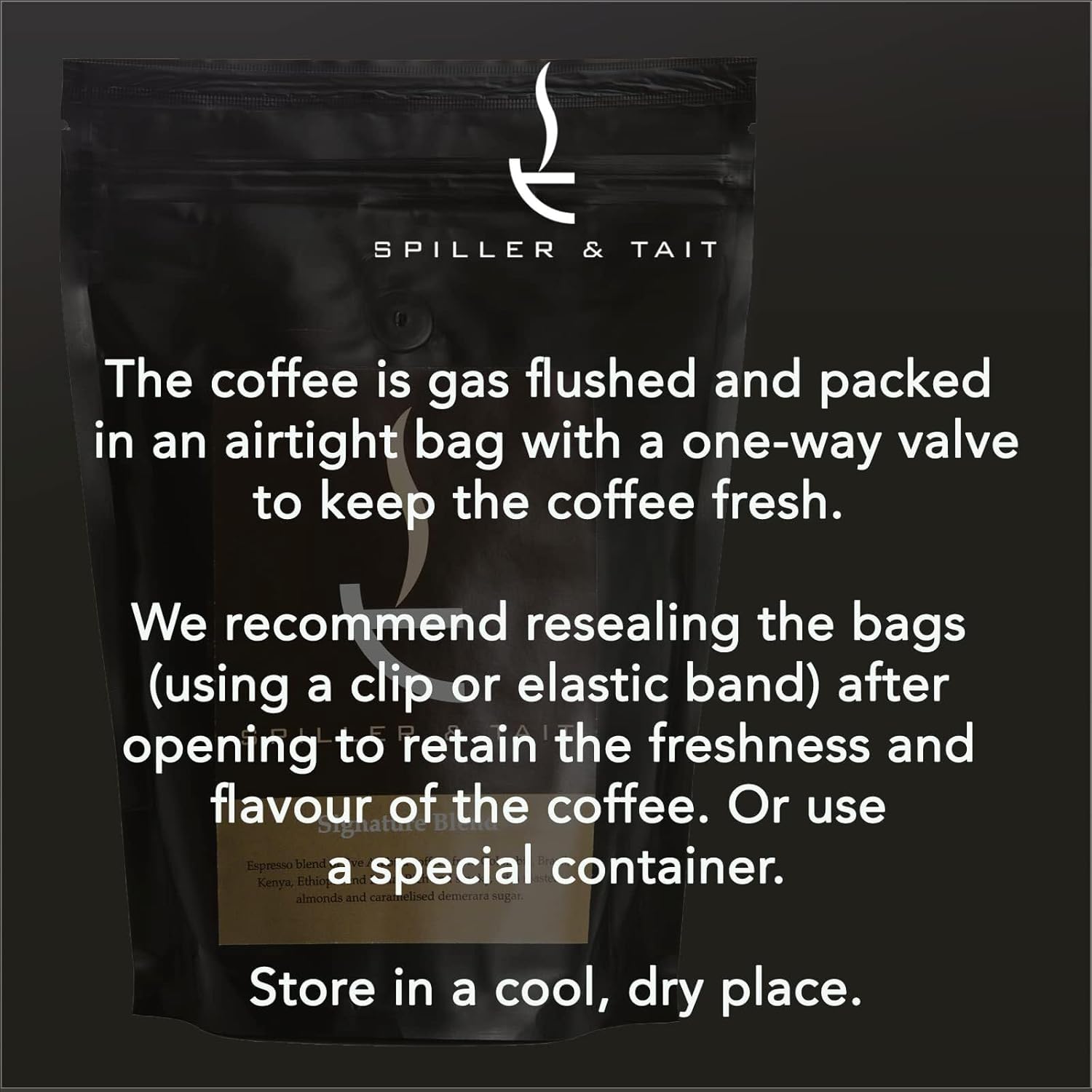 Spiller & Tait Pure Colombian Huila – Coffee Beans 1kg Bag – Top Speciality Columbian Coffee Beans Roasted in the UK – Gourmet Blend for Great Tasting Brew at Home-ExpressCo