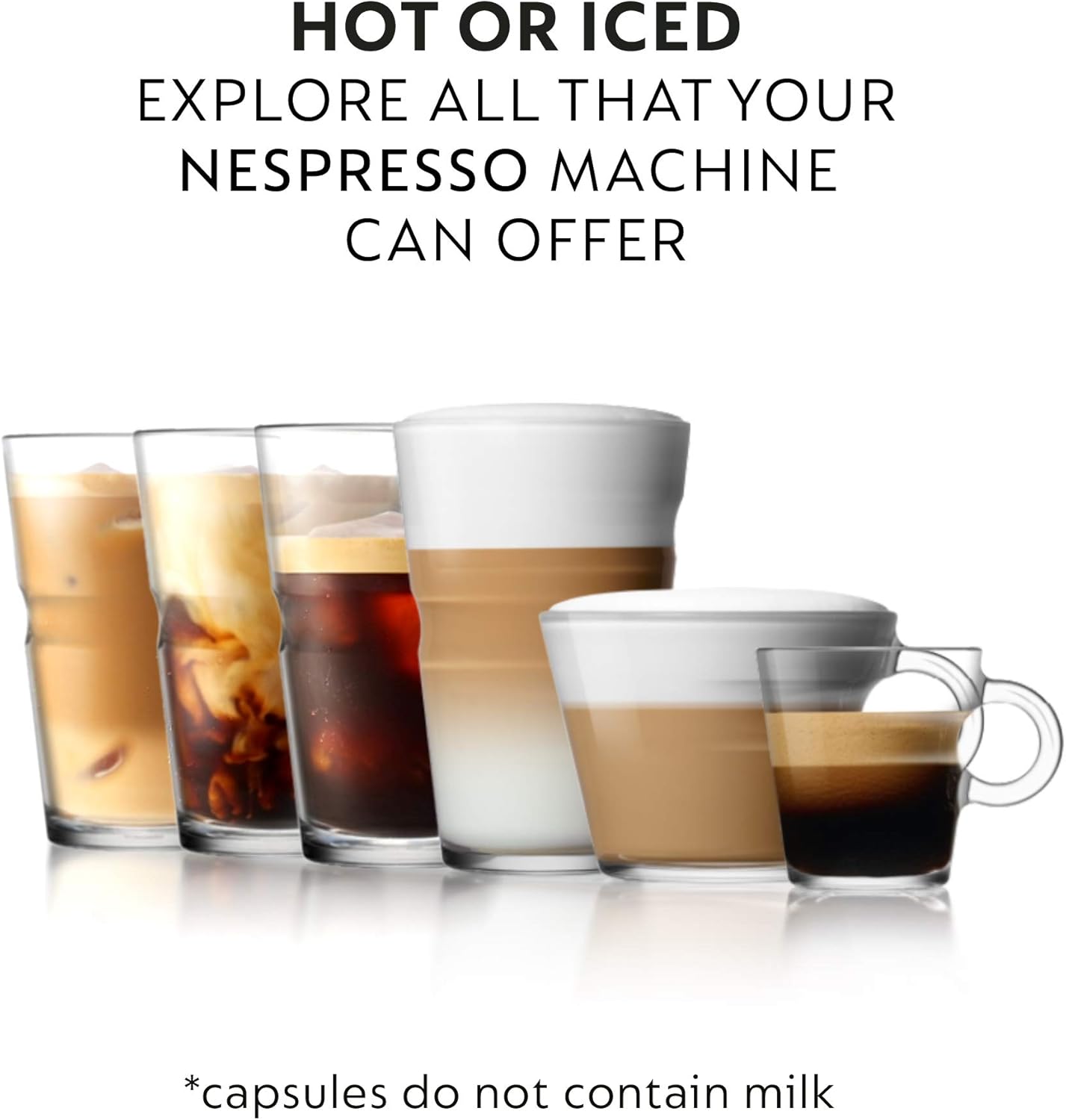 Nespresso Original Coffee Pods 50 Mixed Pack - Arpeggio Ristretto Capriccio Roma Livanto-ExpressCo