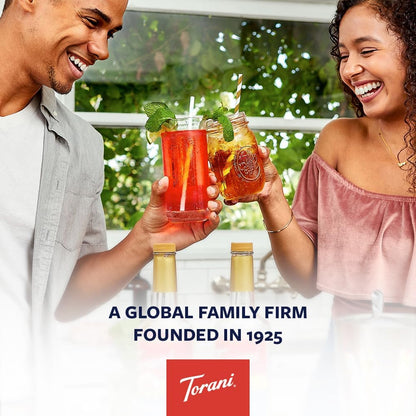 Torani Coffee Syrup Set 4 x 750ml - Vanilla, Caramel, French Vanilla, Hazelnut