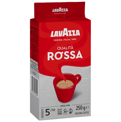 Lavazza Qualità Rossa Ground Coffee 250g - 12 Pack