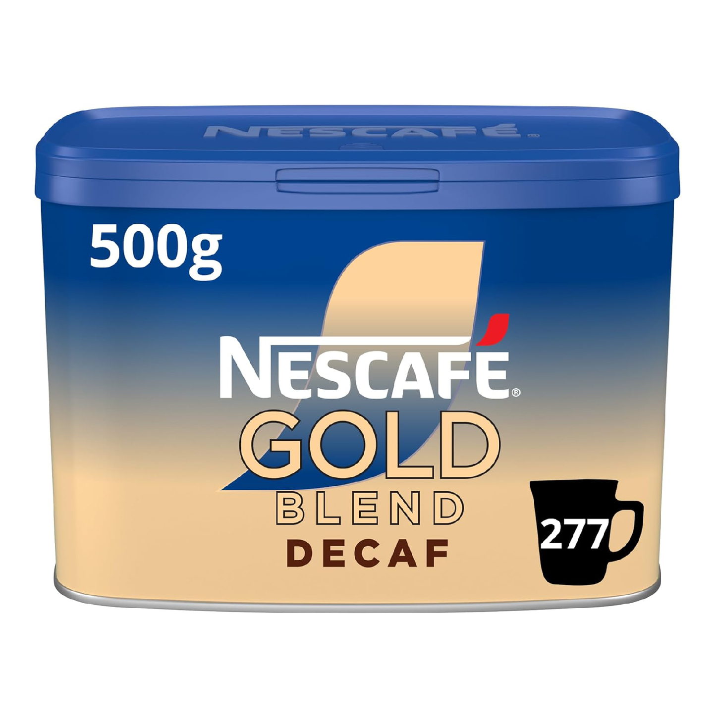 NESCAFÉ Gold Blend Decaf Instant Coffee 500g Tin - Premium Decaffeinated Coffee