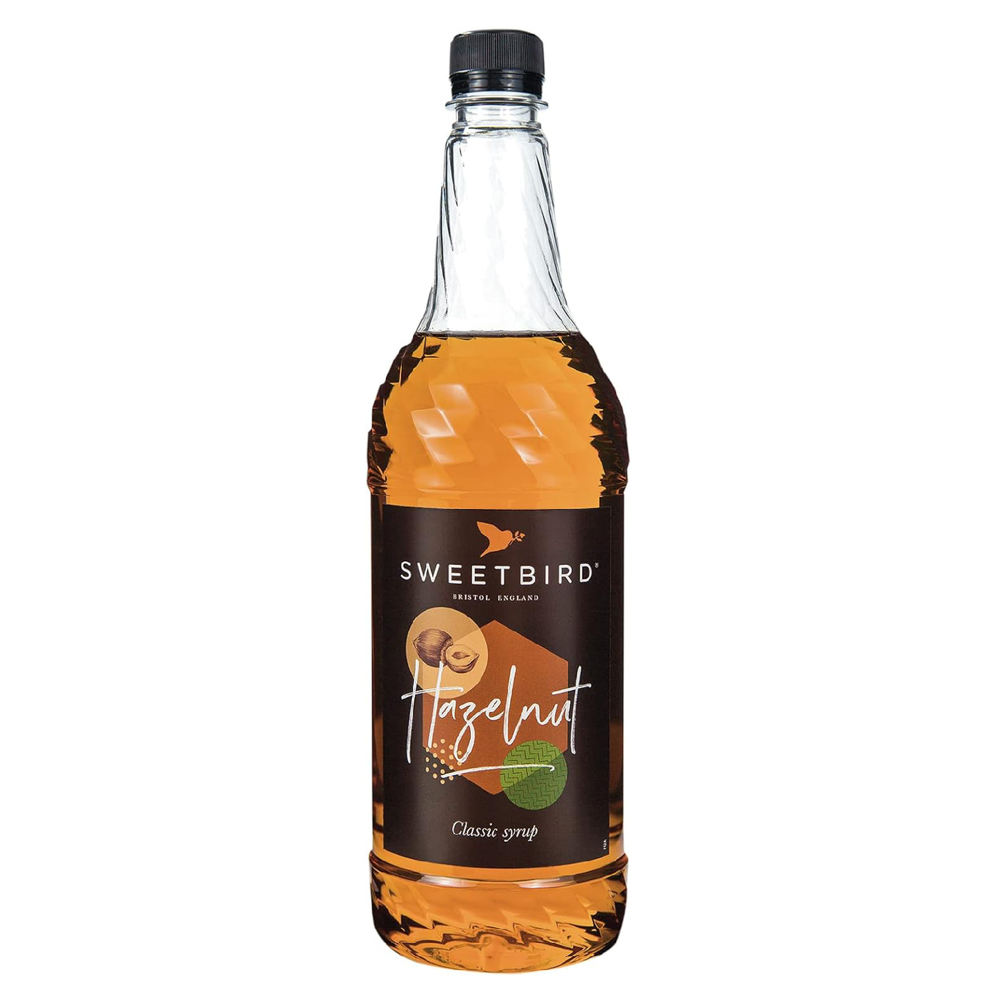 Sweetbird Hazelnut Syrup 1 Litre - Premium Coffee Syrup for Lattes