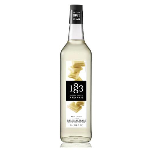 Premium White Chocolate Syrup by 1883 Maison Routin - 1L