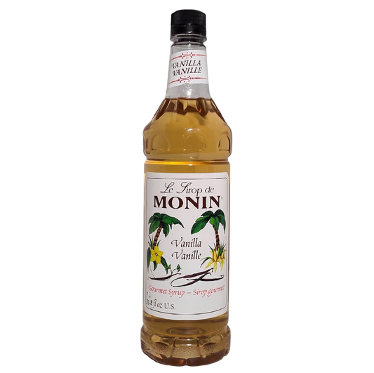 MONIN Premium Vanilla Syrup 1L - Professional Coffee & Cocktail Flavouring